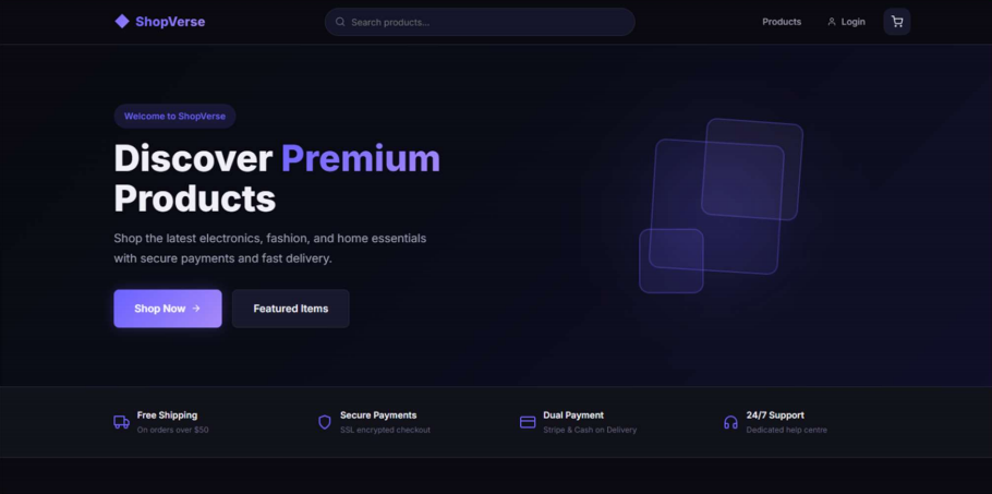 Secure & Scalable Full-Stack E-commerce Platform with Dual Payment Gateway Integration